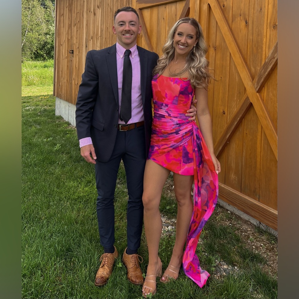 Vibrant Pink Mini Dress